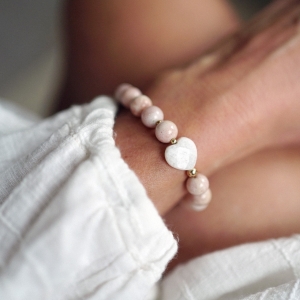 Bransoletka Cream Heart